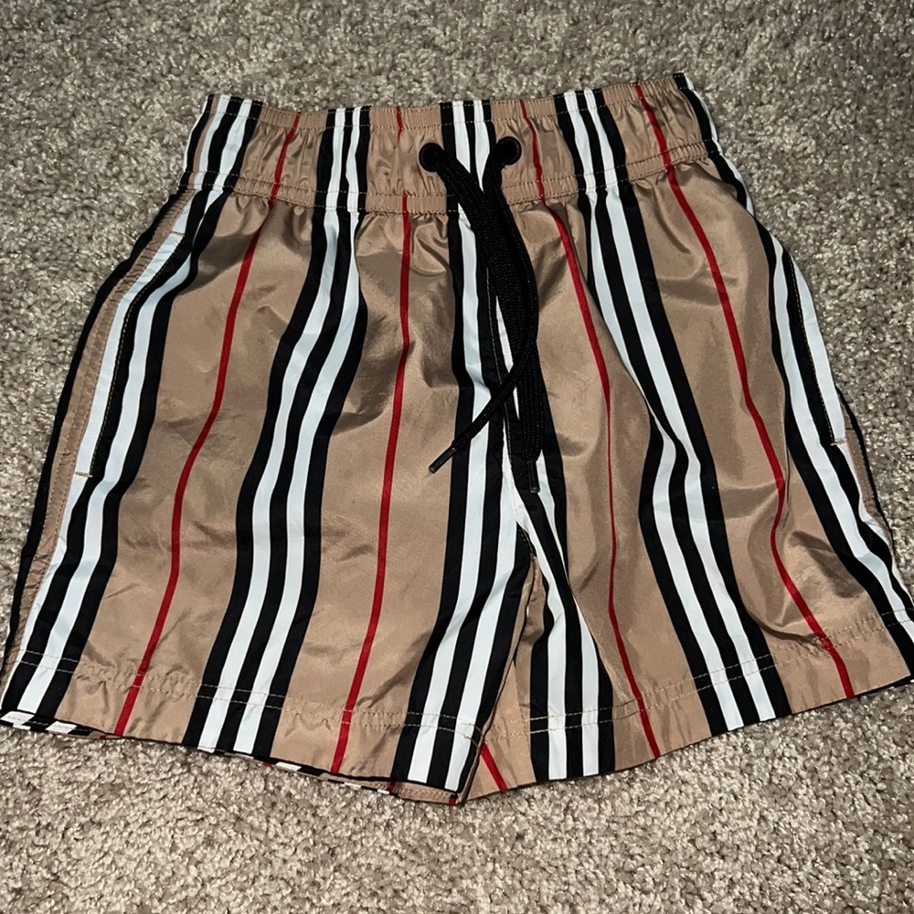 Burberry kids swim shorts